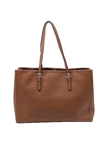 Michael Kors  Michael Kors Jet Set Tote Bag in Brown Saffiano Leather (view 2)