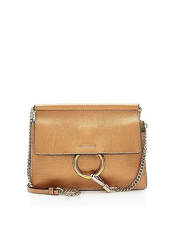 Chloé Chloe Metallic Calfskin Faye Mini Shoulder Bag (view 1)