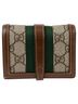 Gucci 100% Canvas Brown Jackie Card Case Wallet One size - photo 4