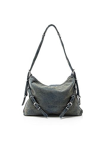 Givenchy Givenchy Washed Denim Voyou Medium Shoulder Bag (view 1)