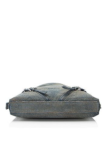 Givenchy Givenchy Washed Denim Voyou Medium Shoulder Bag (view 2)