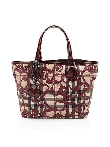 Burberry Burberry Nova Check Painted Hearts Tote (view 1)