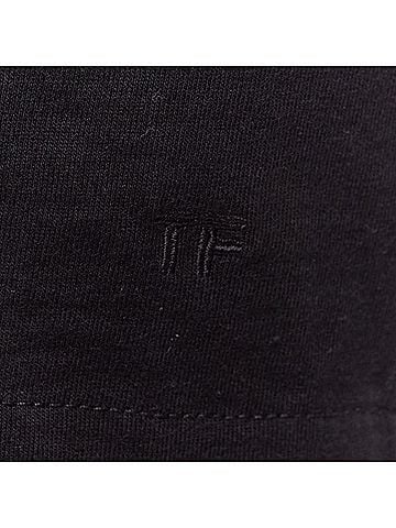 Tom Ford TOM FORD black TF logo embroidered pocketed round neck tshirt IT46 XL (view 2)