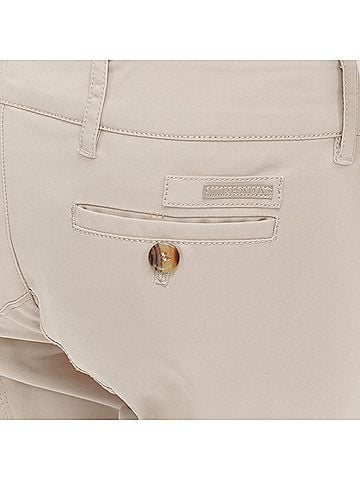 Prada PRADA 2010 beige cotton blend low waist tapered pants IT40 S (view 2)