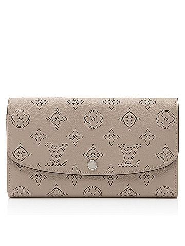 Louis Vuitton Louis Vuitton Mahina Leather Iris NM Wallet (view 1)