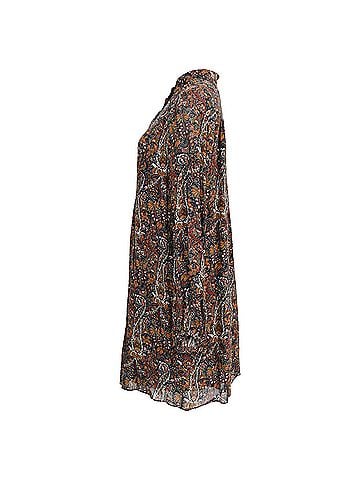 Saint Laurent Saint Laurent Tunic Floral Paisley Print Dress in Multicolor Viscose (view 2)