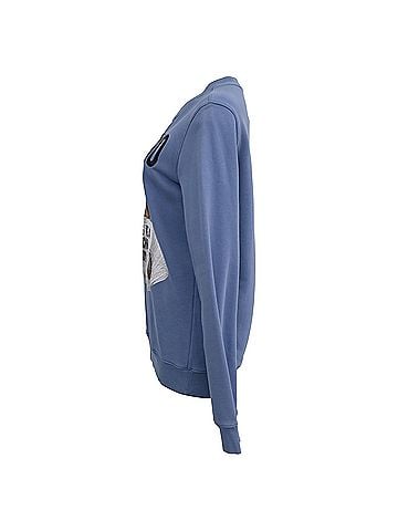 Moschino Moschino Couture Sweater in Light Blue Cotton (view 2)