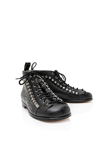 Gucci Gucci Calfskin Studded Jakarta Brogue Ankle Boots (view 2)
