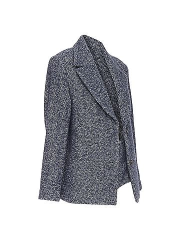 Christopher Esber CHRISTOPHER ESBER  Luminary navy herringbone oversized blazer shorts set UK8 (view 2)