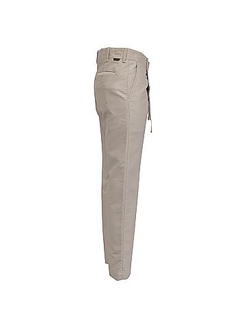 Tom Ford Tom Ford High-Rise Tailored Trousers in Ivory Cotton (view 2)
