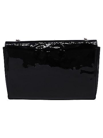 Salvatore Ferragamo  Salvatore Ferragamo Vara Bow Chain Shoulder Bag in Black Patent Leather (view 2)