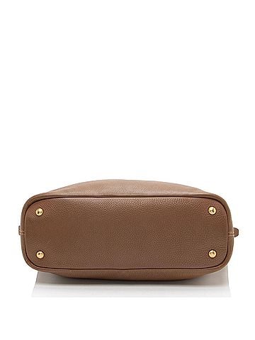 Prada Prada Vitello Daino Side Zip Tote (view 2)
