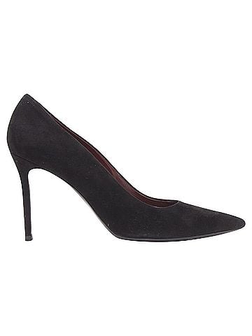 Céline Celine Phoebe Philo suede leather point tie stiletto pump (view 1)