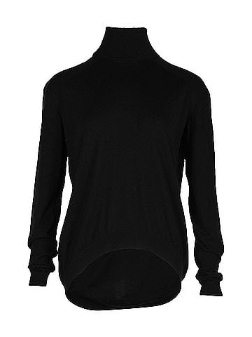 Givenchy Givenchy Mock Neck Sweater in Black Wool (view 1)
