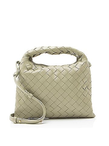 Bottega Veneta Bottega Veneta Inrecciato Calfskin Mini Hop Top Handle (view 1)