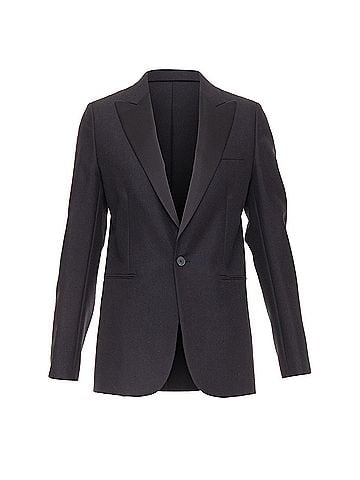 Christian Dior Christian Dior wool mohair boxy peak collar tux jacket (view 1)