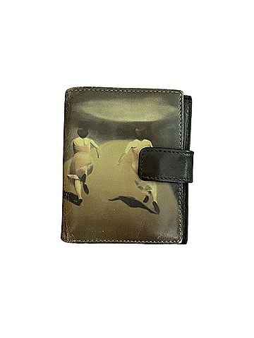 Jeon Los Angeles painted fold Leather Wallet (view 1)