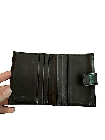 Jeon Los Angeles painted fold Leather Wallet (view 2)