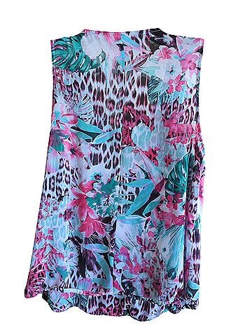 JLo by Jennifer Lopez Short Sleeve Blouse (view 2)