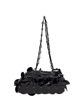 Paco Rabanne Paco Rabanne Paillette-Embellished Shoulder Bag in Black Sequin (view 2)