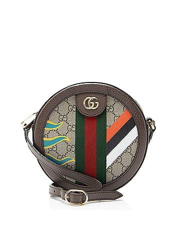 Gucci Gucci GG Supreme Ophidia Round Mini Shoulder Bag (view 1)