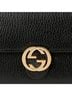 Gucci 100% Leather Black Interlocking Long Wallet One size - photo 3