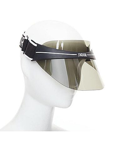 Christian Dior Dior Diorclub1 J'Adior logo visor sunglasses hat (view 1)