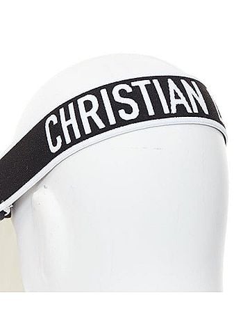 Christian Dior Dior Diorclub1 J'Adior logo visor sunglasses hat (view 2)