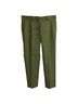Miu Miu 100% Wool Green Miu Miu Check Trousers in Green Wool Size 12 - photo 1