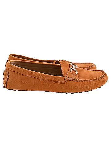 Salvatore Ferragamo Salvatore Ferragamo Gancini-Plaque Loafers in Brown Suede (view 1)
