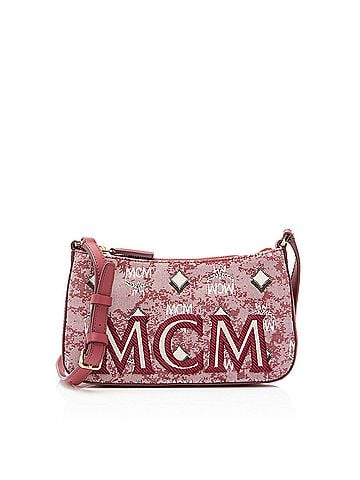 MCM MCM Vintage Monogram Jacquard Aren Mini Shoulder Bag (view 1)