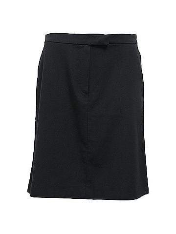 Ann Demeulemeester  Ann Demeulemeester High-Rise Mini Skirt in Black Wool (view 1)