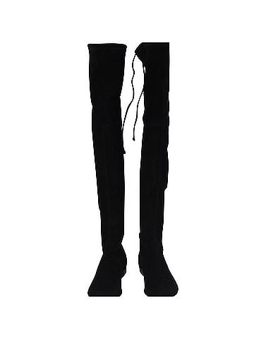 Stuart Weitzman  Stuart Weitzman Lowland Over-The-Knee Boots in Black Suede (view 2)