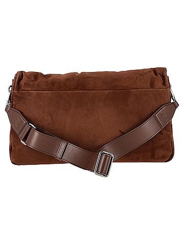 Roger Vivier Roger Vivier Viv Choc Large Bag in Brown Suede (view 2)