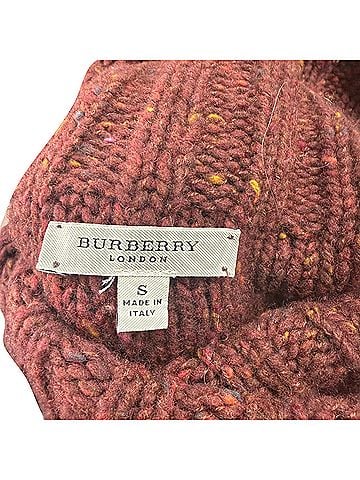 Burberry Burberry London Rolled Neck Knitted Sweater in Brown Wool (view 2)