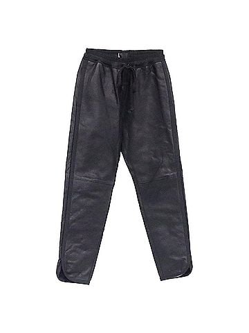 Fear of God  Fear of God Seventh Collection Jogger Pants in Black Leather (view 1)