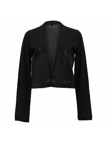 Gucci Gucci Cardigan in Black Coated Cashmere  (view 1)