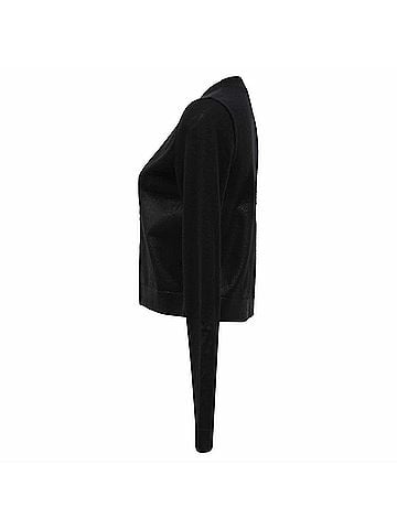 Gucci Gucci Cardigan in Black Coated Cashmere  (view 2)
