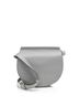 Givenchy 100% Leather Gray Givenchy Calfskin Infinity Saddle Mini Bag One size - photo 1