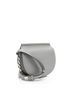 Givenchy 100% Leather Gray Givenchy Calfskin Infinity Saddle Mini Bag One size - photo 3