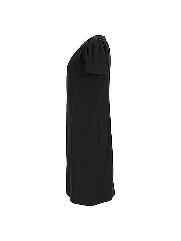Givenchy Givenchy Pleated Shift Dress in Black Viscose (view 2)