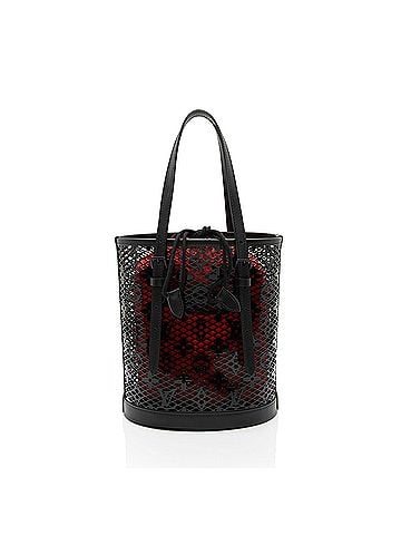 Louis Vuitton Louis Vuitton Calfskin Monogram Lace PM Bucket Bag (view 1)