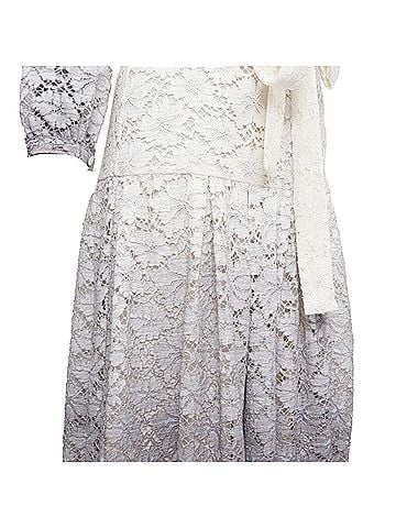 Burberry Burberry Prorsum Ombre Lace Dress (view 2)
