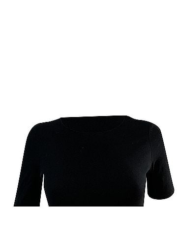 Maje Maje Riplita Midi Dress in Black Polyester (view 2)