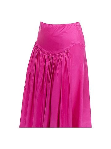 Stella McCartney Stella McCartney pink ruched midi skirt (view 2)
