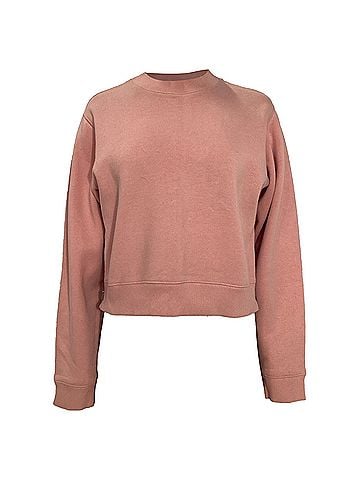 Acne Acne Studios Crewneck Sweater in Pink Cotton (view 1)