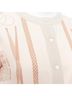Hermès 100% Wool Brown Hermes Cashmere Blend Graphic Silk Crop Cardigan Size 6 - photo 2