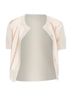 Hermès 100% Wool Brown Hermes Cashmere Blend Graphic Silk Crop Cardigan Size 6 - photo 3