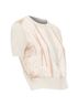 Hermès 100% Wool Brown Hermes Cashmere Blend Graphic Silk Crop Cardigan Size 6 - photo 4