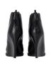 Givenchy 100% Leather Black Givenchy Wedge Ankle Boots in Black Leather Size EU 41 - photo 4